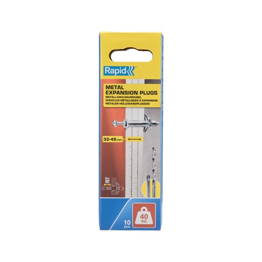 [78-5001552] Ankur 32-45 mm paksustele seintele, Rapid, 10 tk, maksimaalne koormus 40 kg