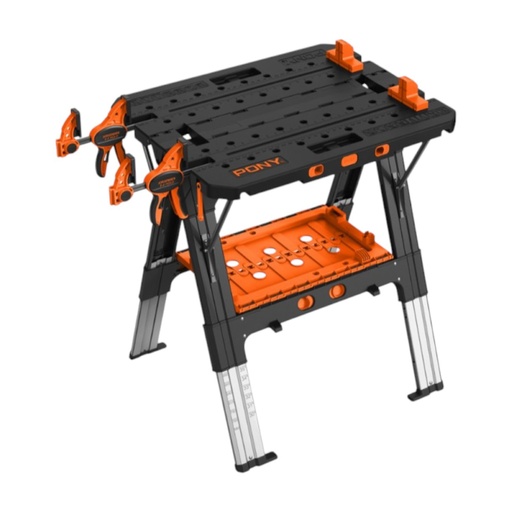 [34-60P] Folding construction work table - goat, Pony