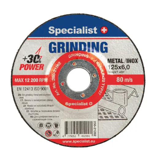 [250-21262] SPECIALIST+ lihvketas GRINDING, 125x6x22 mm