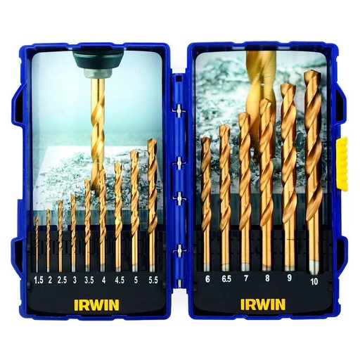 [01-3038501] Irwin HSS-Pro TIN 15pcs Set
