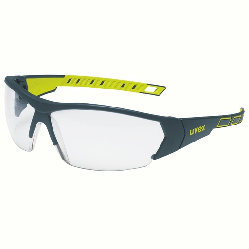 [80-9194265] Safety glasses UVEX I-Works, clear, green