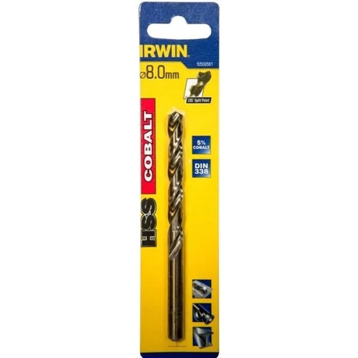 [02-2561] Drill bit HSS PRO Cobalt 8,0