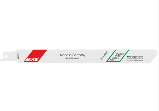 [63-4466VP] Pjūkleliai paletėms 10-14TPI 195 mm. MPS 100 vnt.