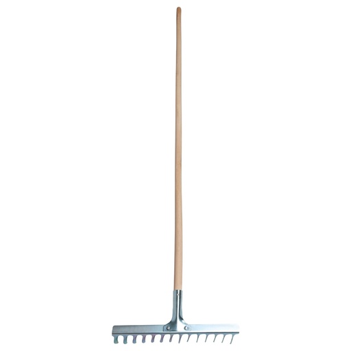 [70-211762] Lawn aeration rake with wooden handle, STRENDPRO