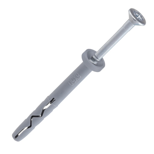 [75-SMK-06060] Hammer drive fixing plug 6x60-ZnG SMK, WKRET-MET, 200pcs.