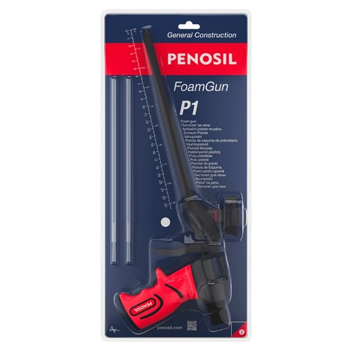 [52-EP0071] PENOSIL FoamGun P1 profesionāla putu pistole ar garu stobru