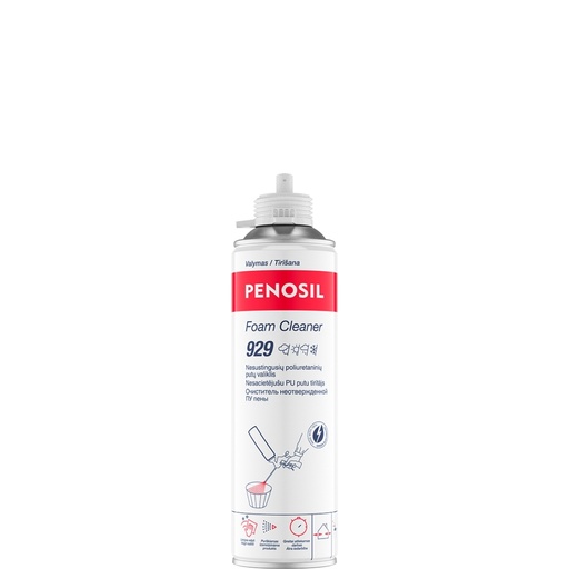 [52-A5933] Tardumata ehitusvahu puhastaja Foam Cleaner 929, 500 ml, PENOSIL