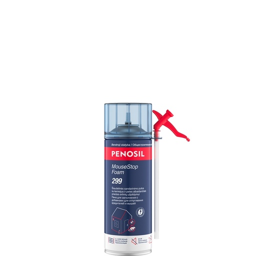 [52-A6266] Täitevhat kahjurite vastu MouseStop Foam 299, helekollane, 365 ml, PENOSIL