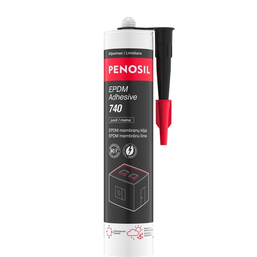 [52-H40551] Liim EPDM Adhesive 740, must, 290 ml, PENOSIL