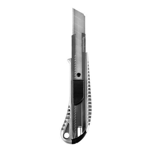 [07/1-30002] SPECIALIST+ aluminium snap-off blade knife, 18 x 100mm
