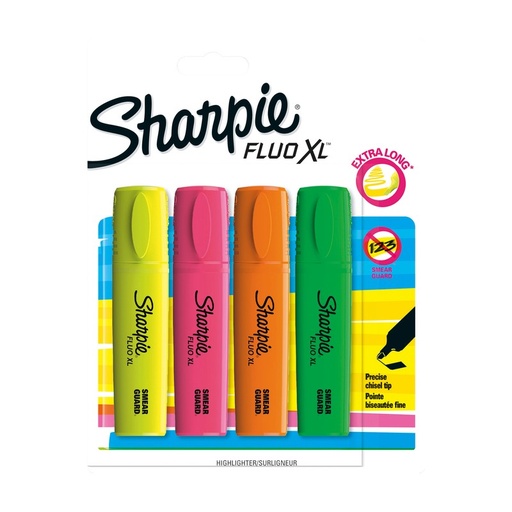 [09-1825662] TEKSTA MARĶIERU KOMPLEKTS &#34;SHARPIE&#34;, 4 KRĀSU