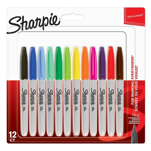 [09-2065404] Sharpie PMKR F. ASST BL12 PAN EMEA