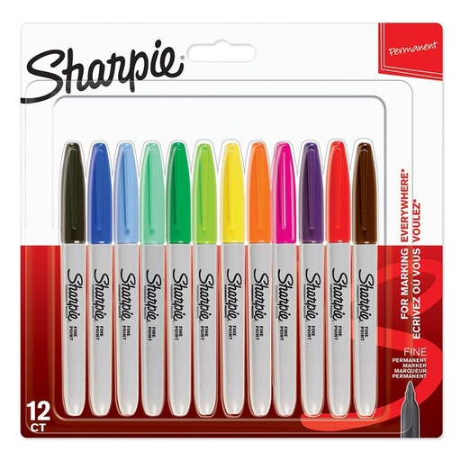 [09-2065404] Sharpie markerite komplekt 12 tk.
