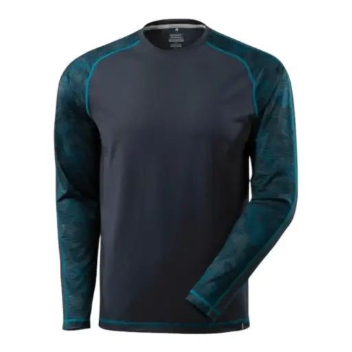 [80-M17281M/1M] Undershirt ADVANCED 17281, black-grey, MASCOT (M size)