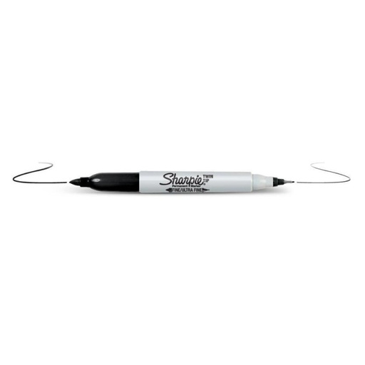 [09-811100] Marķieris Sharpie Twin Tip melns