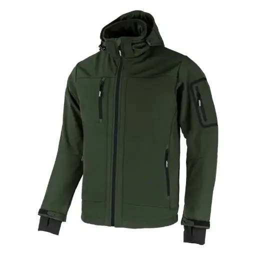 [80-WINDZA/1M] Jaka SOFTSHELL WINDYGO , haki, CANNYGO (M izmērs)
