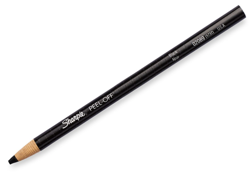 [09-8305071] Pliiats Sharpie, portselanile, must