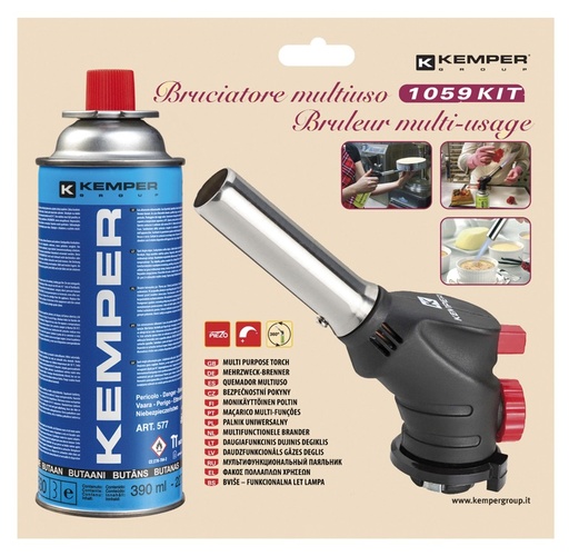 [10/2-1059KIT] "KEMPER" Multifunctional burner and gas set