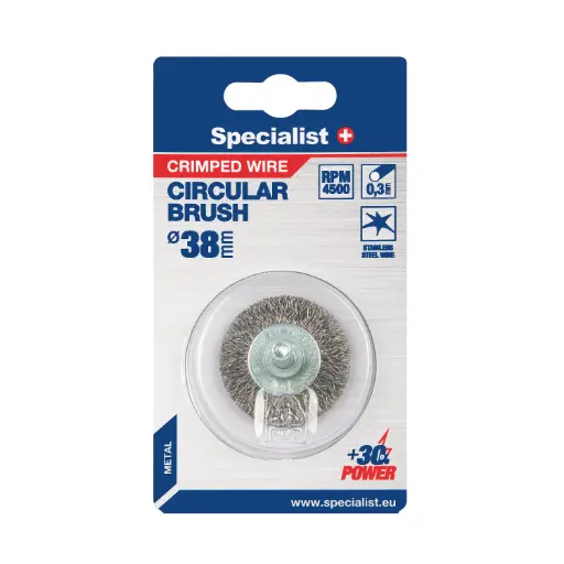 [251-4038] Traatraihvel, sirge traadiga, varrega, 38 mm, SPECIALIST+