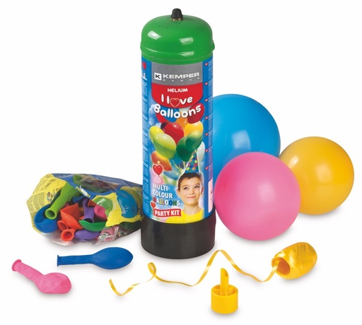 [10/2-573] Heelium gaasiballoon KEMPER 2,2 l, 110 bar