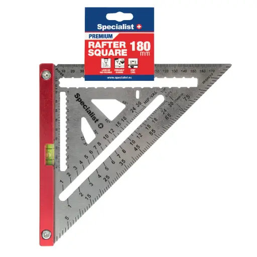[29-2180] Mērierīces trijstūris PREMIUM, 180 mm, SPECIALIST+