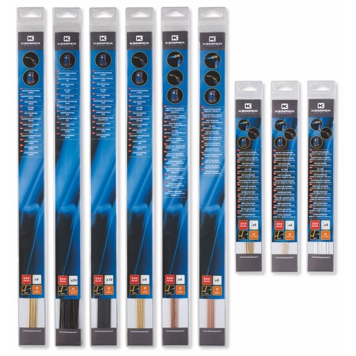 [10/2-M59902] Bronze rods 6pcs