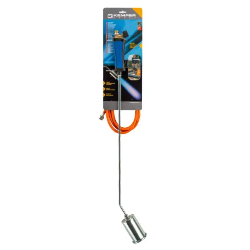 [10/2-221960LT5F] Roofing torch 86 cm, without regulator, with 5 m hose, KEMPER