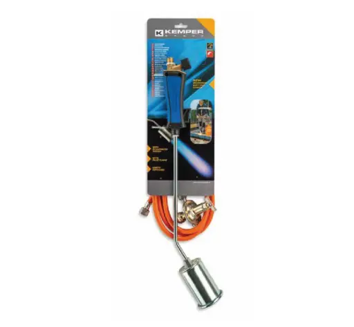 [10/2-221960LT5RFE] Roofing torch 86 cm, with regulator and 5 m hose, KEMPER