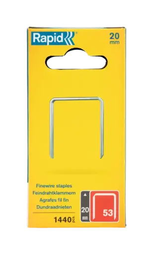[78-5001583] Type 53 staples 20 mm. RAPID, 1440 pcs.