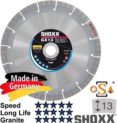 [11/1-310385] Diam.Blade Samedia GX20 600x60