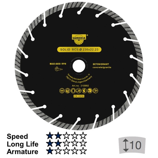 [11/1-310992] Deim. dis. „SAMEDIA" BCT 230 x 22 mm