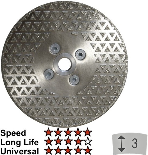 [11/1-311090] Electroplated Samediadisc. UGM 125xM14