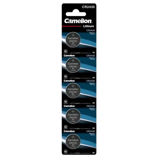 [44/3-CR24305] Liitium-patarei CR2430, 3V, CAMELION, 5 tk