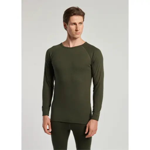 [60/2-1662CH2XL] Termo marškinėliai, Chaki spalvos, XXL dydis, NJORDWEAR 
