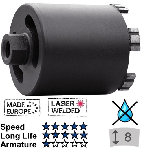 [11/1-340124] Diam.Socket core Samedia DAM 82