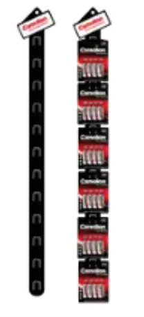 [86-0935] Camelion clip strip, 6 slots