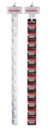 [86-0936] Camelion clip strip, 12 slots