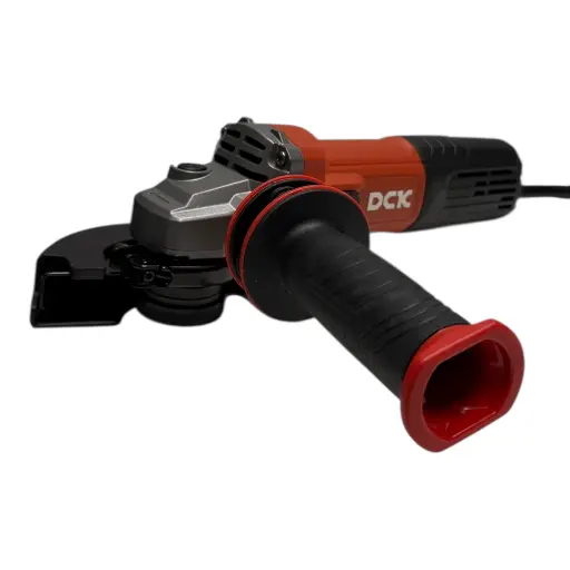 [26/8-KAG1400-125E] Elektrinis kampinis šlifuoklis reguliuojamomis apsukomis 125mm, 1400W, KAG1400-125E, DCK