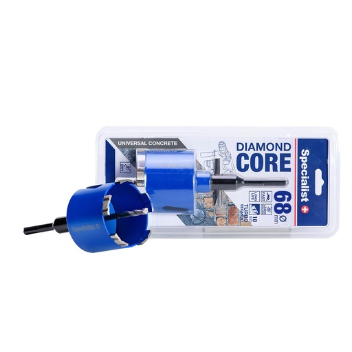 [11/2-9068] SPECIALIST+ diamond core drill bit, 68 mm