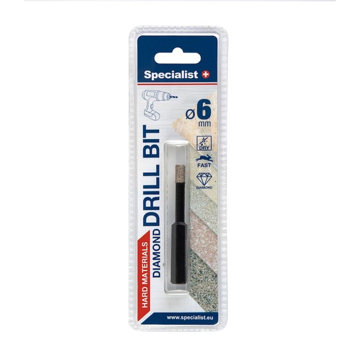 [11/2-9306] SPECIALIST+ diamond drill bit, D6