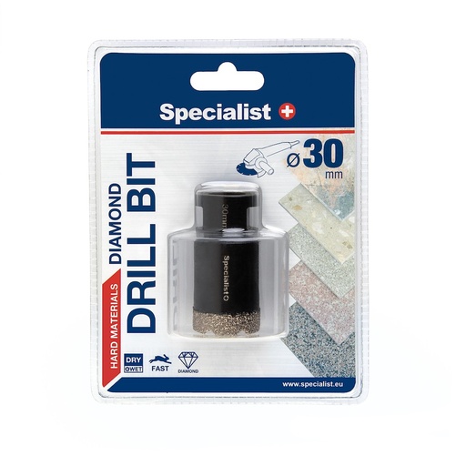 [11/2-9430] SPECIALIST+ diamond drill bit, D30 M14