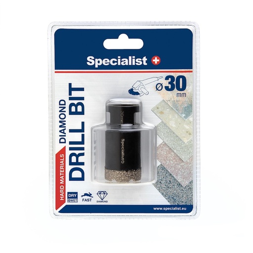 [11/2-9430] SPECIALIST+ deimantinis grąžtas D30 M14