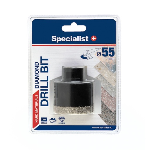 [11/2-9455] SPECIALIST+ diamond drill bit, D55 M14