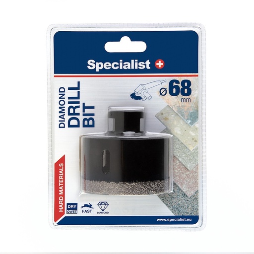 [11/2-9468] SPECIALIST+ diamond drill bit, D68 M14