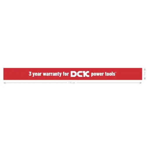 [86-0945] Magnetiline garantiiriba, 120 cm, EN, DCK