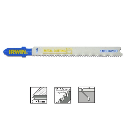 [23-4220] IRWIN tikksaetera T118A, metallile