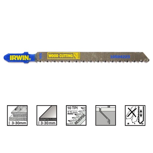[23-4223] Pjūklelis medienai 100 mm „IRWIN" T101BR