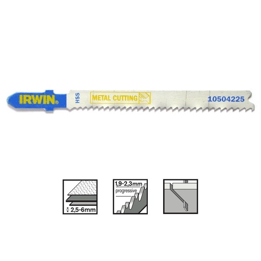 [23-4225] IRWIN Jig saw blades, 5PK T118B