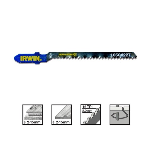 [23-4227] IRWIN Jig saw blades, 5PK T119BO