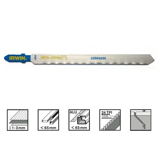 [23-4230] IRWIN Jig saw blades, 5PK T318A